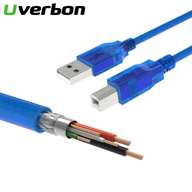 Кабель USB 2 0 для сканера и принтера высокоскоростной кабель 3 м 5 1 синхронизации