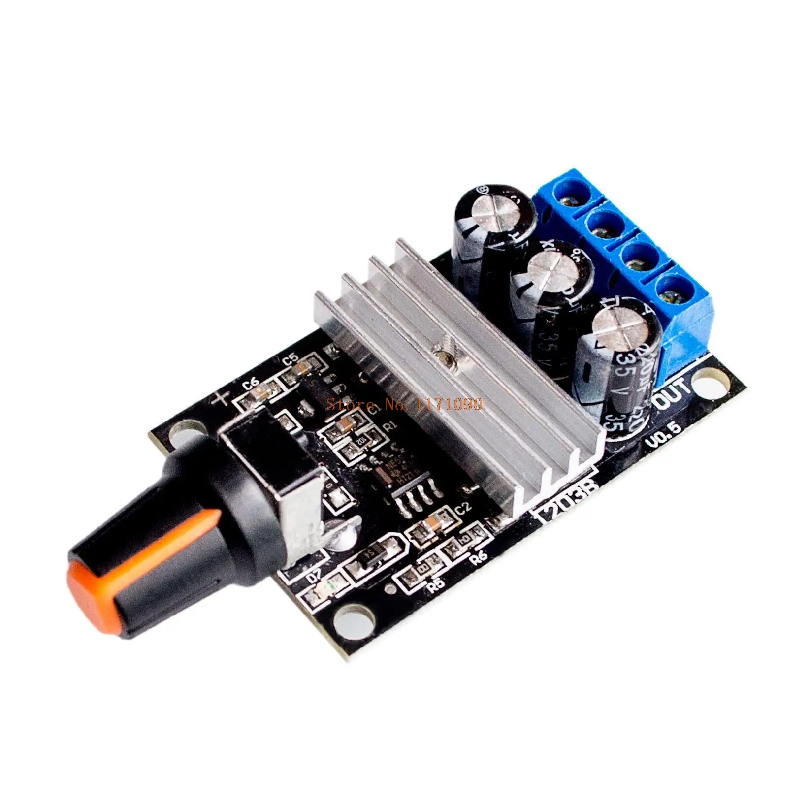

PWM DC 6V 12V 24V 28V 3A Motor Speed Control New Switch Controller 1203B