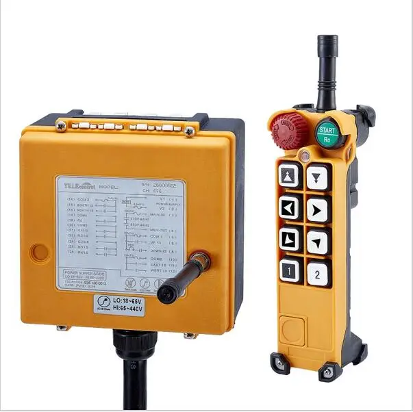 Telecontrol F26-A2 industrial radio remote control AC/DC smart remote control for crane 1transmitter and 1receiver