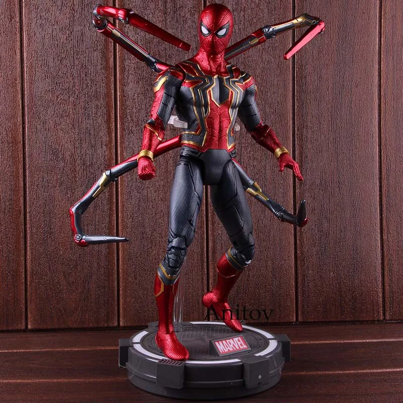 Marvel Captain America Civil War Avengers Infinity War Action Figure Iron Man Spider-Man Collectible Model Toy with LED Light image 3