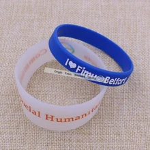 Силиконовые браслеты на заказ-Рекламируйте ваши события, Повышайте понимание для Chosse латекс браслет 25 мм ширина дешевые полосы