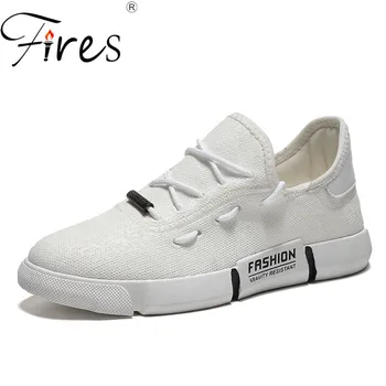 

2018 Beathable Mesh Men Casual Shoes New Summer Lace-up Flat Shoes Male Comfortable Loafer Mesh Shoe Black White Sneakers