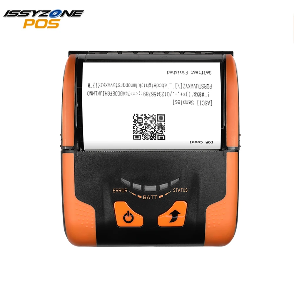 

IMP013 Hot sales 80mm Bluetooth Mobile, Mini Thermal Printer,Lithium-ion batteries, Bluetooth and USB Port, Support Thai