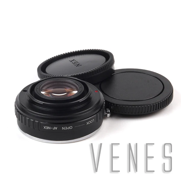 

VENES For EOS lens to NEX Focal Reducer Speed Booster, Adapter ring for Sony E Mount NEX Camera A6500 A6300 A5100 A6000 A5000