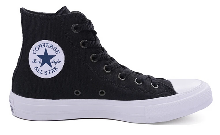 الأصلي Converse كل نجم الأحذية للرجال والنساء للجنسين عالية أحذية رياضية من قماش القنب الأزرق أسود اللون التزلج أحذية 150143C