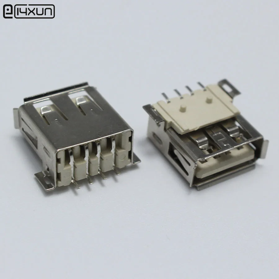 10pcs usb type a socket connector 180 degrees smd 4 10pcs usb type a socket connector 180 degrees smd 4