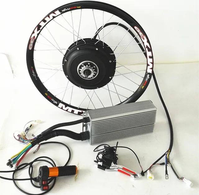 26 " 5kw kit vélo électrique 5000 w brushless hub moteur kit ebike kit