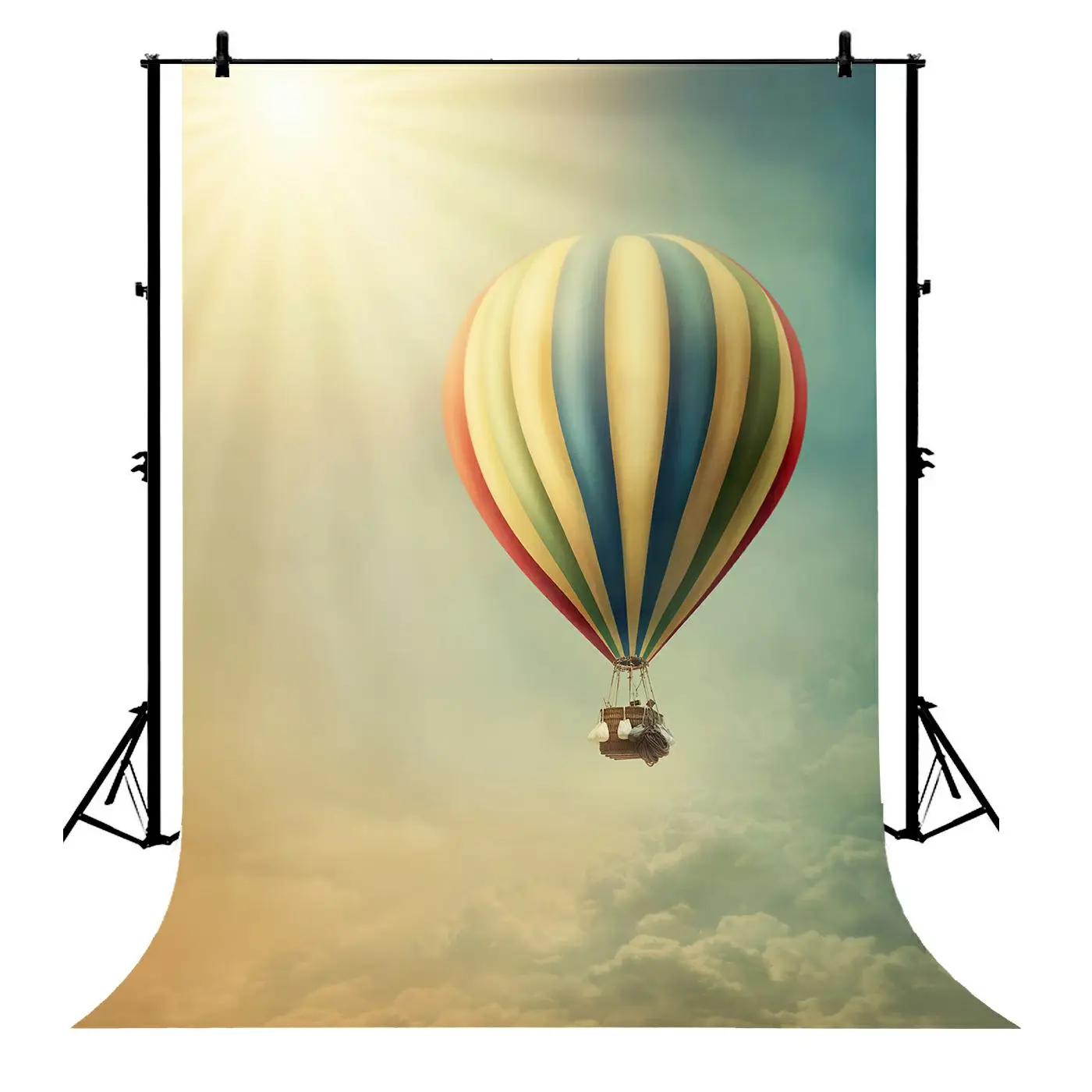 

5x7ft Hot Air Balloon Polyester Photo Background Portrait Backdrop