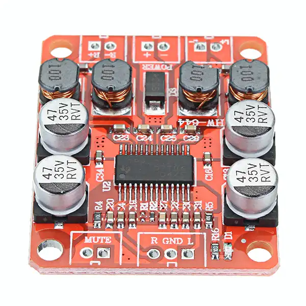 LEORY 5 шт. TPA3110 DC 12V двухканальный цифровой стерео усилитель доска для 4/6/8/10 Ом Динамик 24V 2x15 Вт - изображение