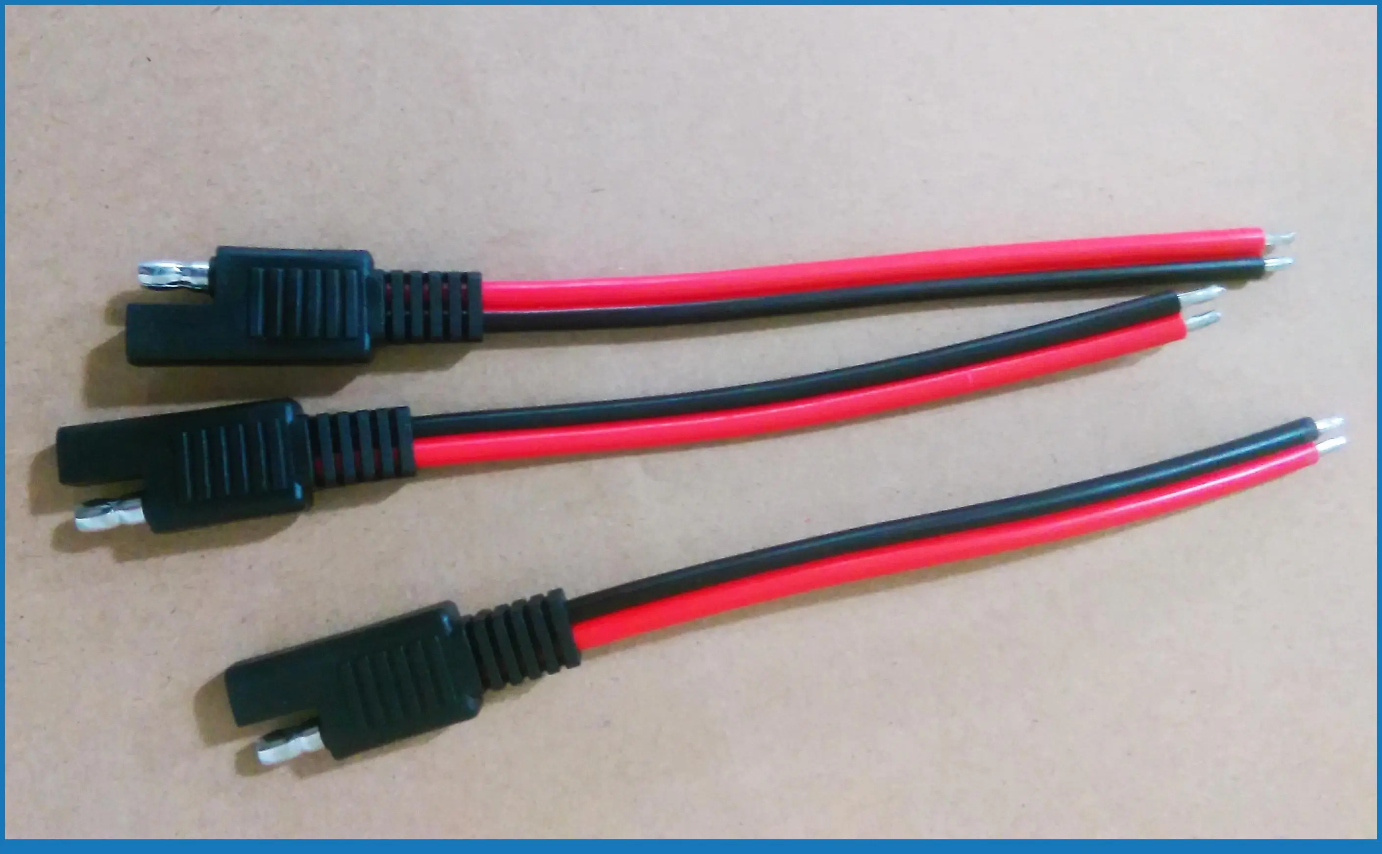 5 pcs x 14 AWG Wire Battery Tender SAE Connector DC Power Automotive