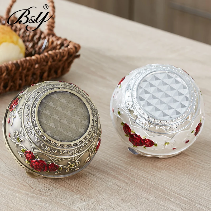 Шаровая металлическая пепельница с крышкой зажигалки аксессуары для курения