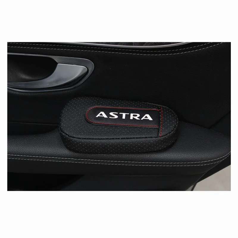 Мягкая Кожаная подушка для ног, наколенник, подлокотник, внутренние автомобильные аксессуары для Opel Astra