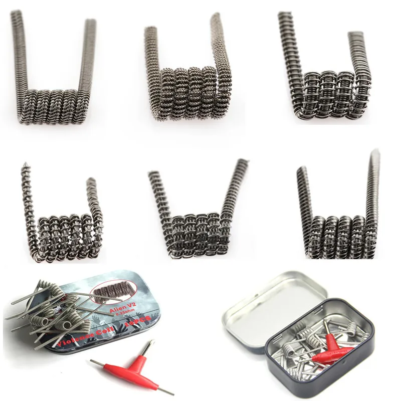 Demon-Killer-Violence-Coil-Prebuilt-Framed-Clapton-Alien-V2-Clapception-Coil-Spaced-Clapton-Tsuka-Coil-Tri
