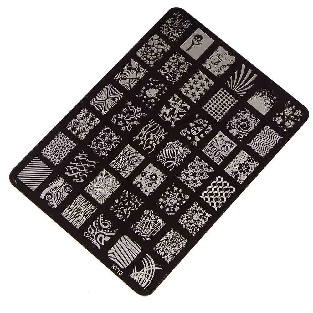 diy 1PCS Nail Stamping Printing Plate Manicure Nail Art Decor Image