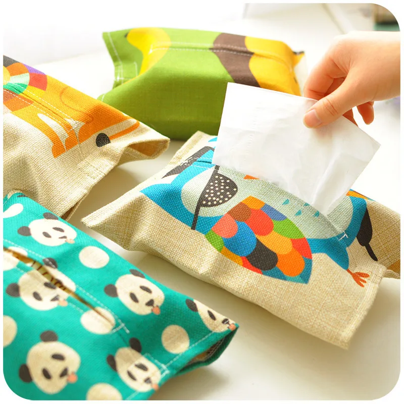 

Creative Fabric Tissue Box Tissues Sitting Room Family Car With A Lovely Bathroom Napkins Of Tissue Paper Storage Boxes