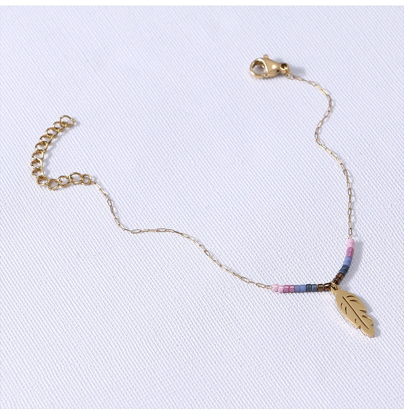 Badu Нержавеющая сталь Для женщин браслет-цепочка оставьте Браслеты браслеты в стиле панк крест браслет для девочек ювелирные изделия День матери подарок