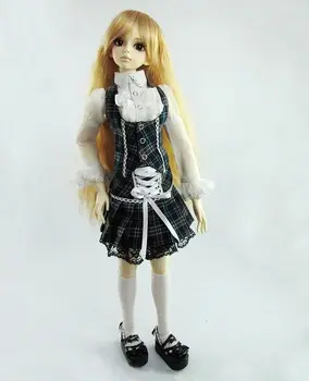

[wamami] 290# Dark Green Plaid Dress/Shirt/Suit 1/3 SD DOD BJD Dollfie