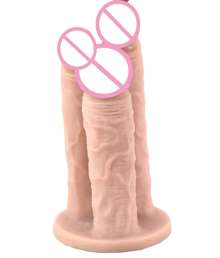 New huge dildo realistic thick dildo with 3 dildos large dick male artificial penis lesbian female Masturbation dildos for woman