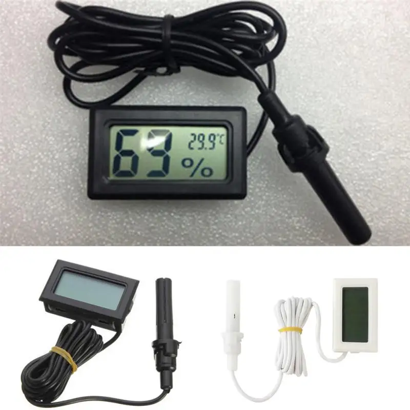 Professional Mini Probe LCD Digital Thermometer Hygrometer Temperature