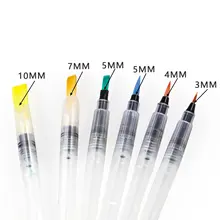 6 цветов художника воды кисть для акварели водорастворимые Ручки Маркеры кисти