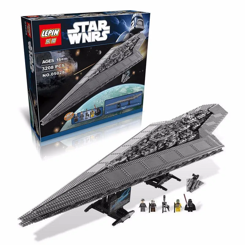 LEPIN 05028 Star Wars Building Blocks Imperial Star Destroyer Model action Minifigure Bricks Toys Compatible with