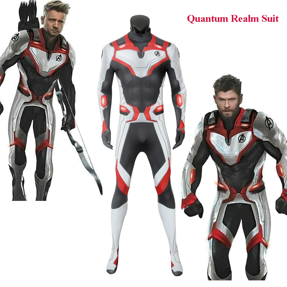 Avengers 4 Quantum Realm Suits Avengers 4 endgame cosplay costume outfit Superhero Captain America Captain thor Marvel zentai Avengers 4 Quantum Realm Suits Avengers 4 endgame cosplay costume outfit Superhero Captain America Captain thor Marvel zentai