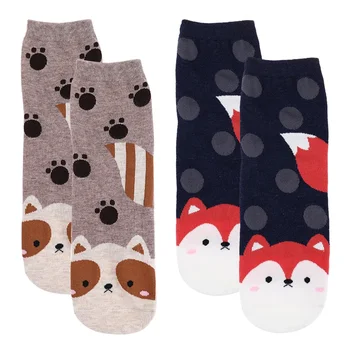 

New Design Unisex Women Men Kids Lovely Dogs Socks Cute Cartoon Style Fashion Cotton Printing Tube Socks Floor Meias Socks