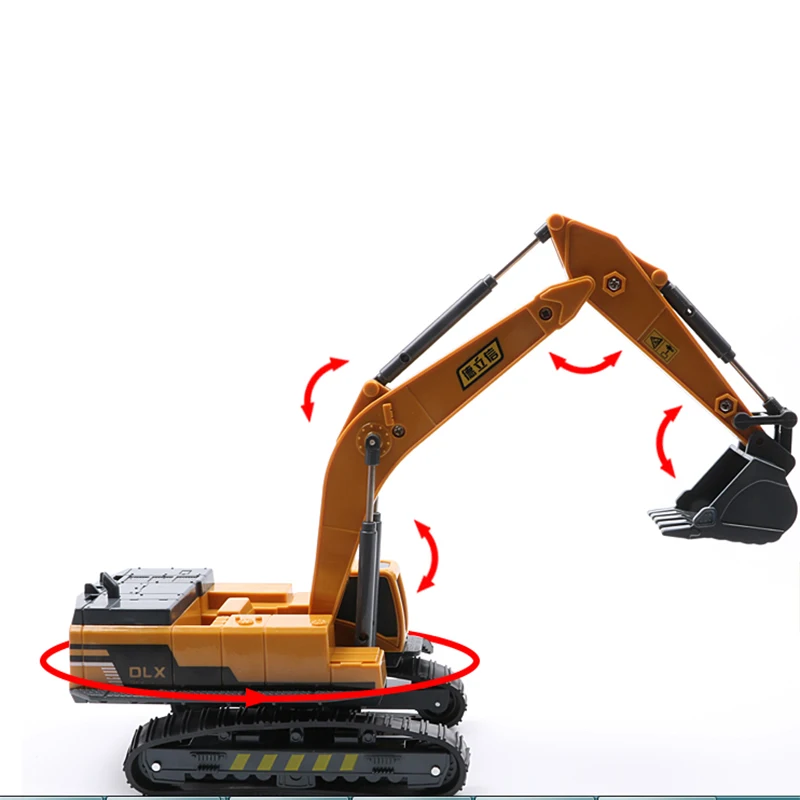 

32cm Alloy Diecast Excavator Vehicle Model Truck Machine Model Toy Engineering Truck F Kids Toy Gifts