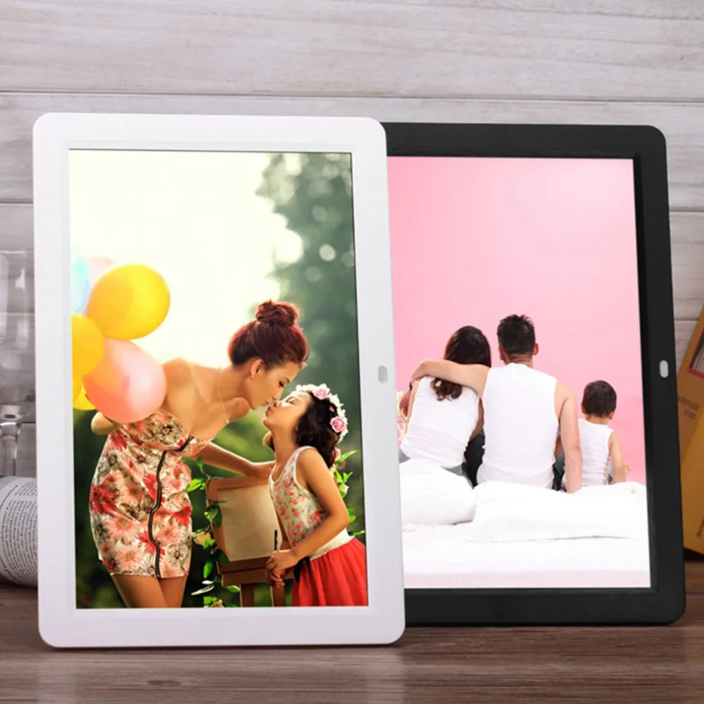 

Multifunctional 12" LCD Digital Photo Frame 1280*800 High Resolution Picture Frame With Wireless Remote control Built-in Speaker