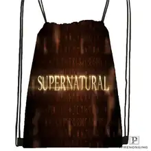 Пользовательские H13966-supernatural походная сумка на шнурке милый рюкзак для детей(черная спинка) 31x40 см#180612-02-36