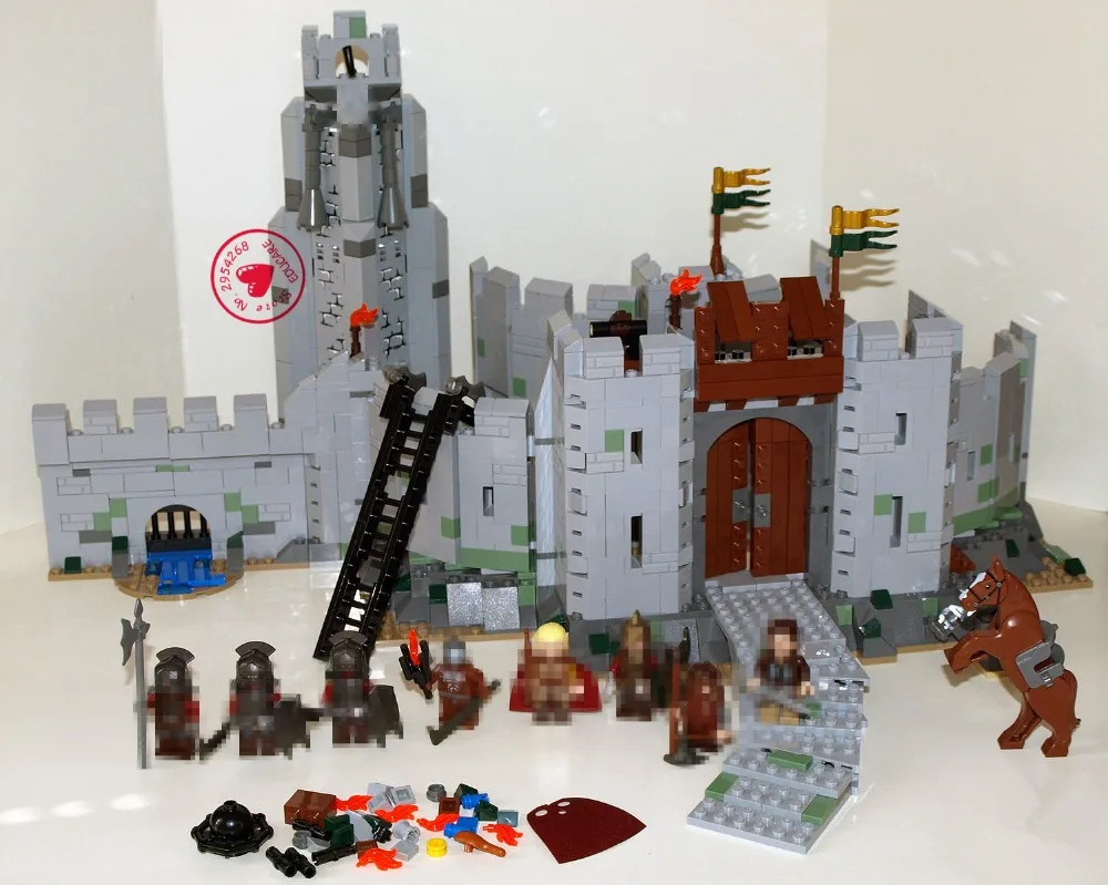 

New The Lord of the Rings Battle Of Helm' Deep Model Building Blocks Bricks 9474 compatiable legoes gift kid castle boy set toys