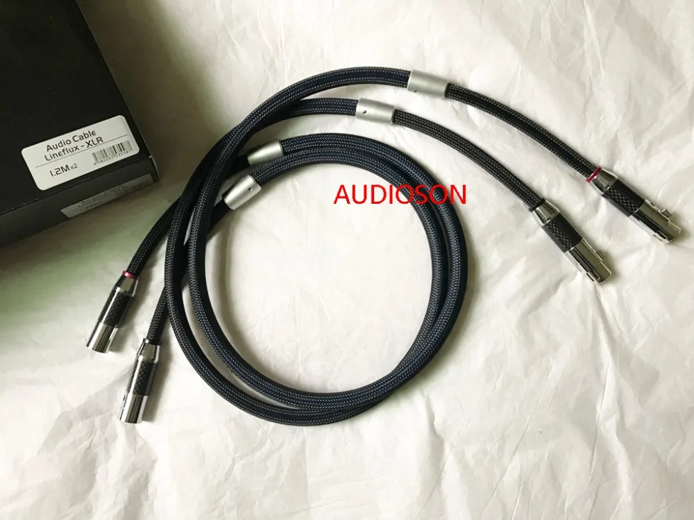 Hi-End-Furutech Lineflux XLR Interconnect Audio Cables with carbon fiber Rhodium plated | Электроника