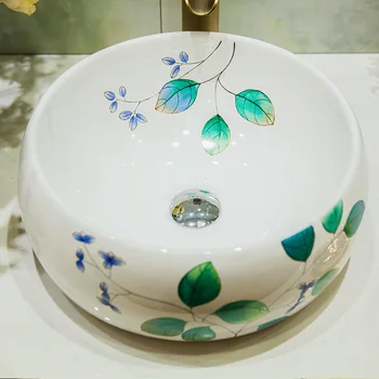 

A1 Bathroom simple ceramic washbasin art above wash basin above wash basin LO618505