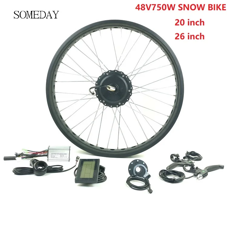 Когда-нибудь EBIKE fat задний поворот 20 26 дюймов Планетарная втулка 48V750W Электрический велосипед Снег велосипед с дисплеем LCD3