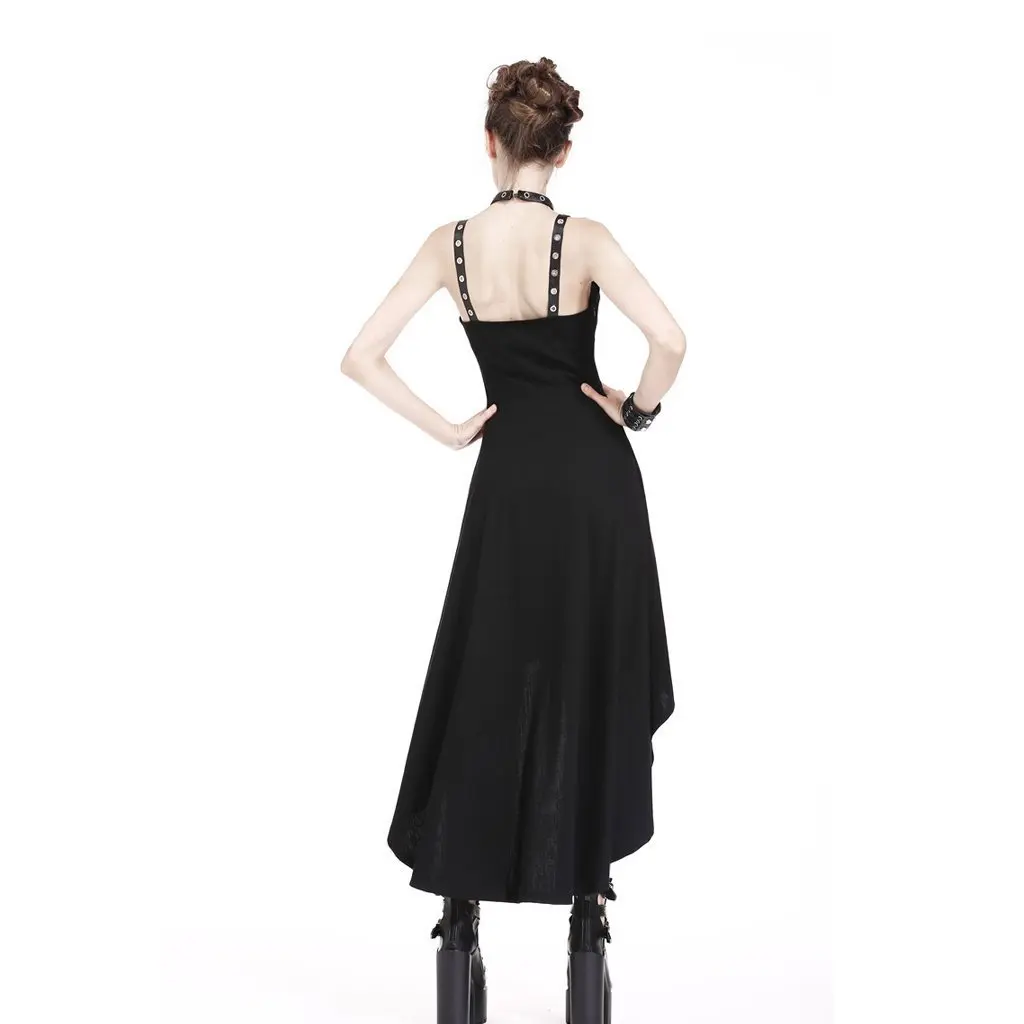 Darkinlove Для женщин Гот холтеровское Neck High low платье комбинация DW184|Платья| |