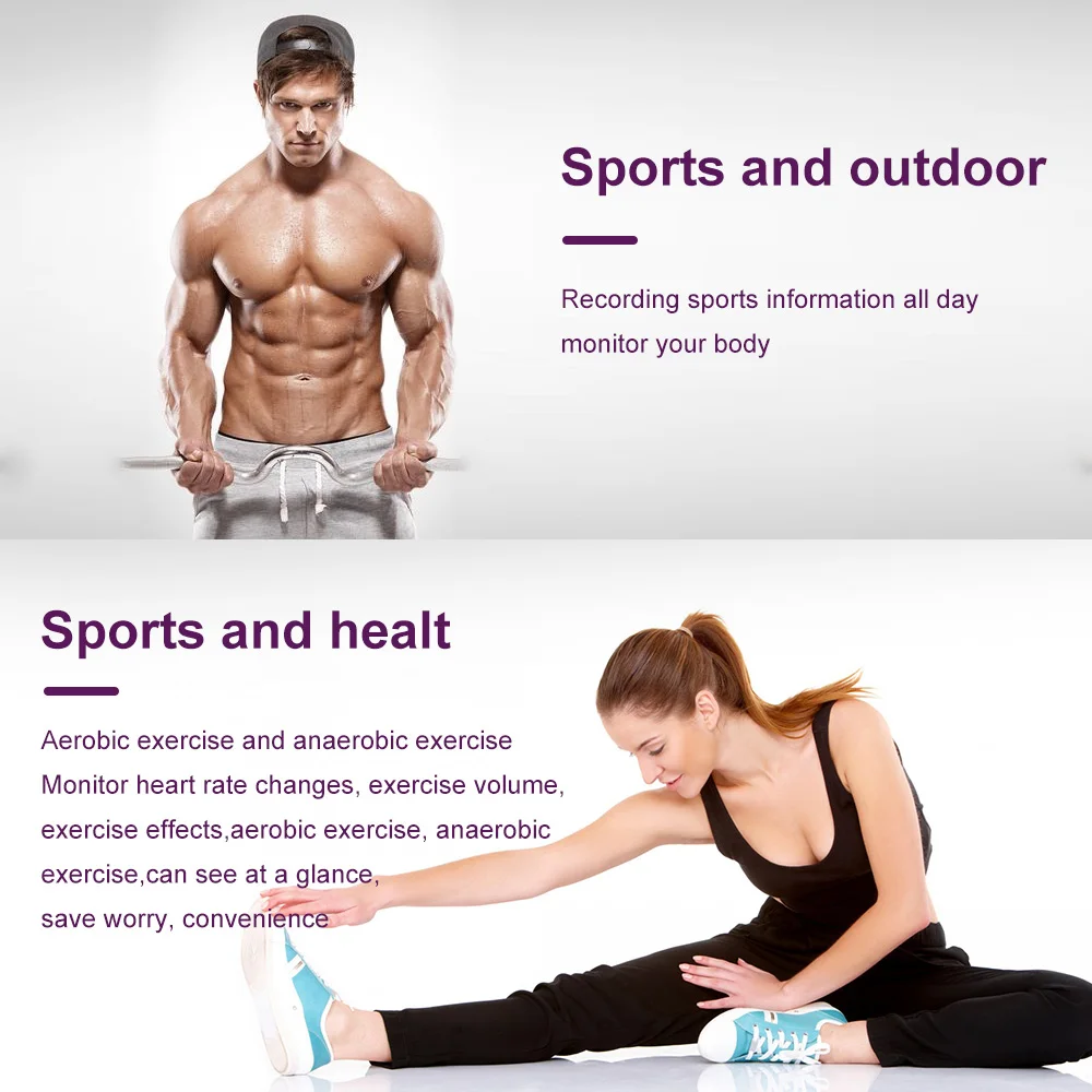 V11 Smart watch Tempered glass Activity Fitness tracker Heart rate Blood Pressure Oxygen monitor IP67 waterproof smartwatch