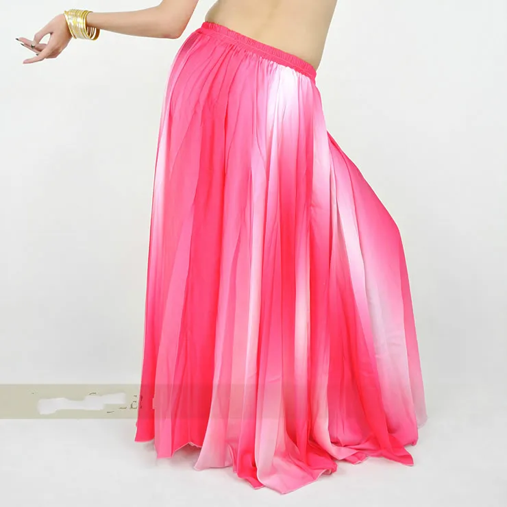 

ballroom dancing cheap indian dresses purple red blue gradient color long skirt