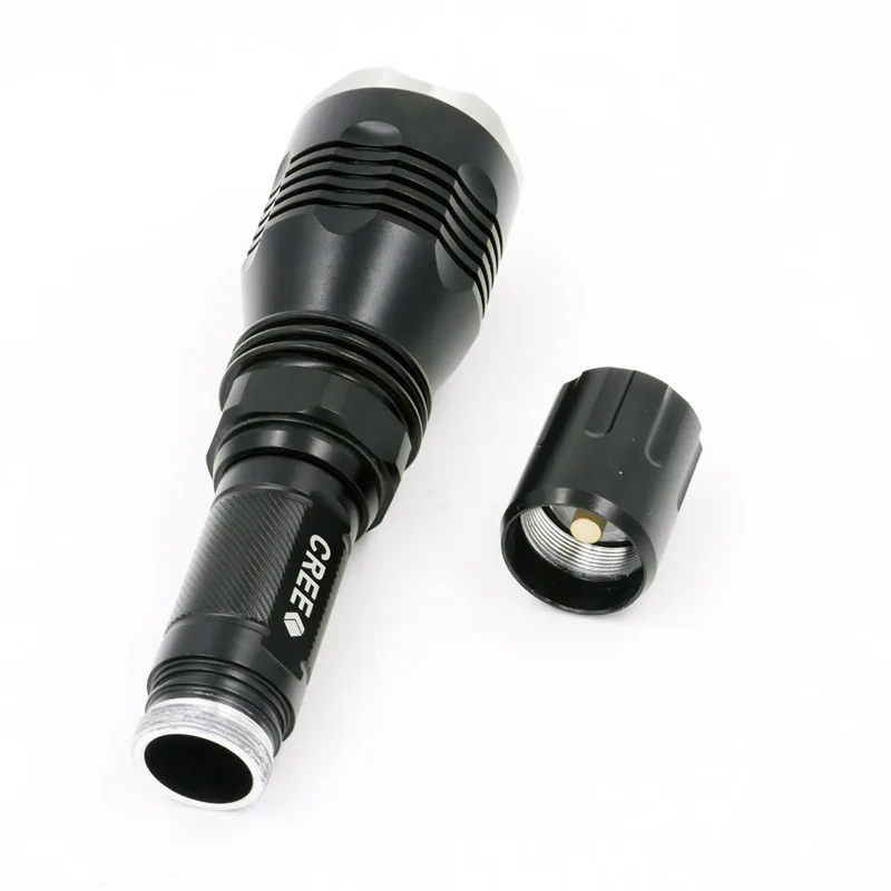 Stainless Steel Head HS-802 LED Flashlight (11)