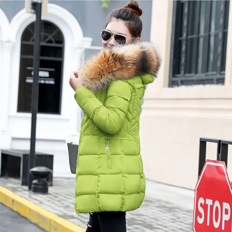 Зимняя куртка женская плюс размер Новая Украина 5XL Женская s вниз хлопок утепленные куртки с капюшоном зимнее пальто женские длинные парки