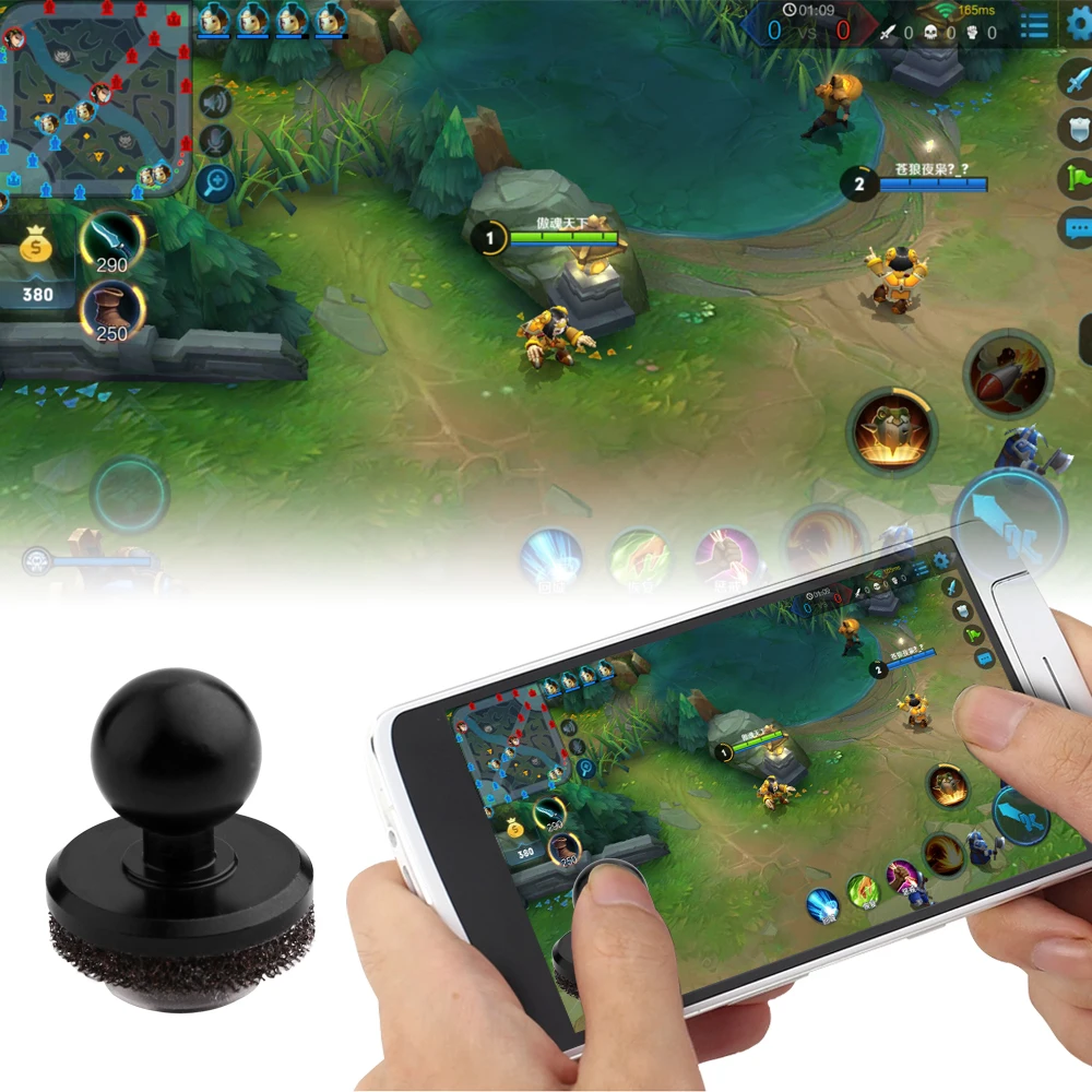 Controller Touch Per Gaming Mobile | Joystick Schermo Per Android E IOS | Leggero E Portatile | Nero - Foto 7