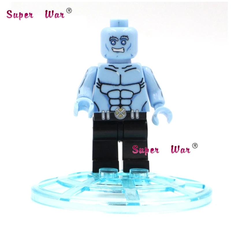 

Single Sale superhero marvel avengers Iceman X men building blocks action sets model bricks toys for children