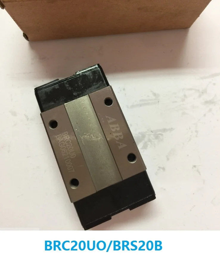 

10pcs Original Taiwan ABBA BRC20UO/BRS20B Slider Block Linear Rail Guide Bearing for CNC Router Laser Machine 3D printer