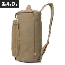 Z.l. D. ретро многофункциональный рюкзак, мужские дорожные сумки, рюкзак для компьютера, брезентовый Рюкзак Для Путешествий, пляжная сумка