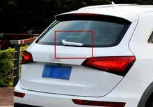 For Audi Q5 2008 2015 ABS Chrome Rear Window Wiper Noozle Covers 2pcs Glossy New Arrival