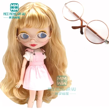 

1/6 blyth Azone doll clothes Accessories fashion doll golden doctor glasses
