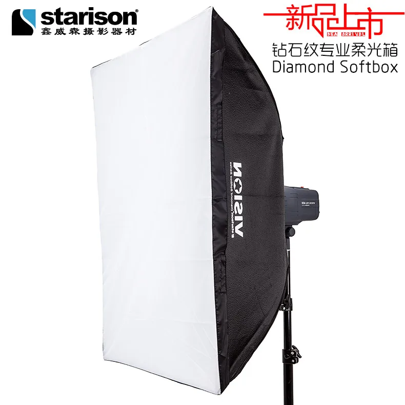 

60x90cm Softbox Bowens Mount for Studio Strobe Flash Light Material pattern studio flash photography light softbox light CD50