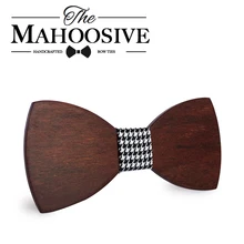 Модные Свадебные Галстуки Регулируемые атласные Мужские Классические Вечерние Новинка Деревянная галстук-бабочка pajaritas hombre галстук-бабочка для мужчин