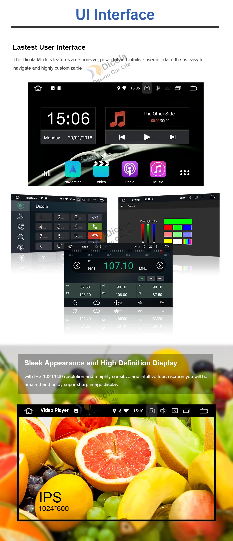 Sale 4+64G Car Multimedia player Android 9.0 GPS 7 Inch IPS 2 Din Autoradio For VW/Volkswagen/Touareg Canbus Wifi FM Radio USB DVR 6