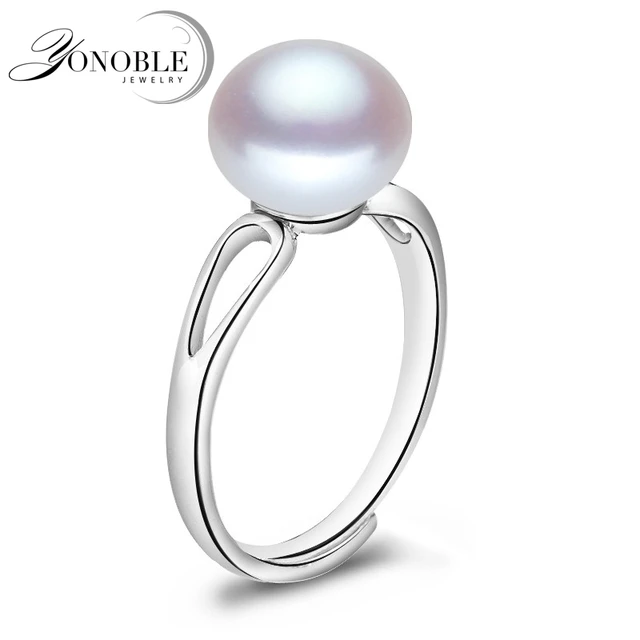 Clara Certified Pearl (Moti) 9.25ct Stunning Silver Ring for Men and Women