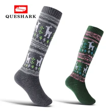 Детские Плотные хлопковые зимние теплые спортивные носки унисекс для мальчиков и девочек Теплые носки для катания на лыжах и сноуборде походные носки для прогулок